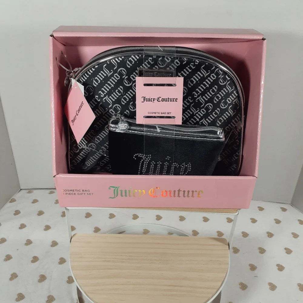 🎉3xHP🎉 *NIB* Juicy Couture 2pc. Cosmetic Bags